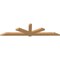 Ekena Millwork Kennewick Timber Gable Bracket, Western Red Cedar, 108"W x 27"H x 3 1/2"D x 5 1/2"F, 6/12 Pitch GBW108X27X0406KEN00SWR - alternate 2